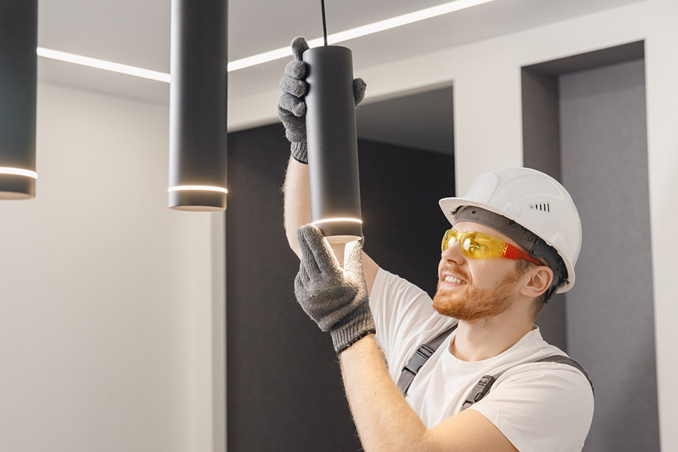 Innen­beleuchtung bei W&G Baudienste GmbH in Pfungstadt